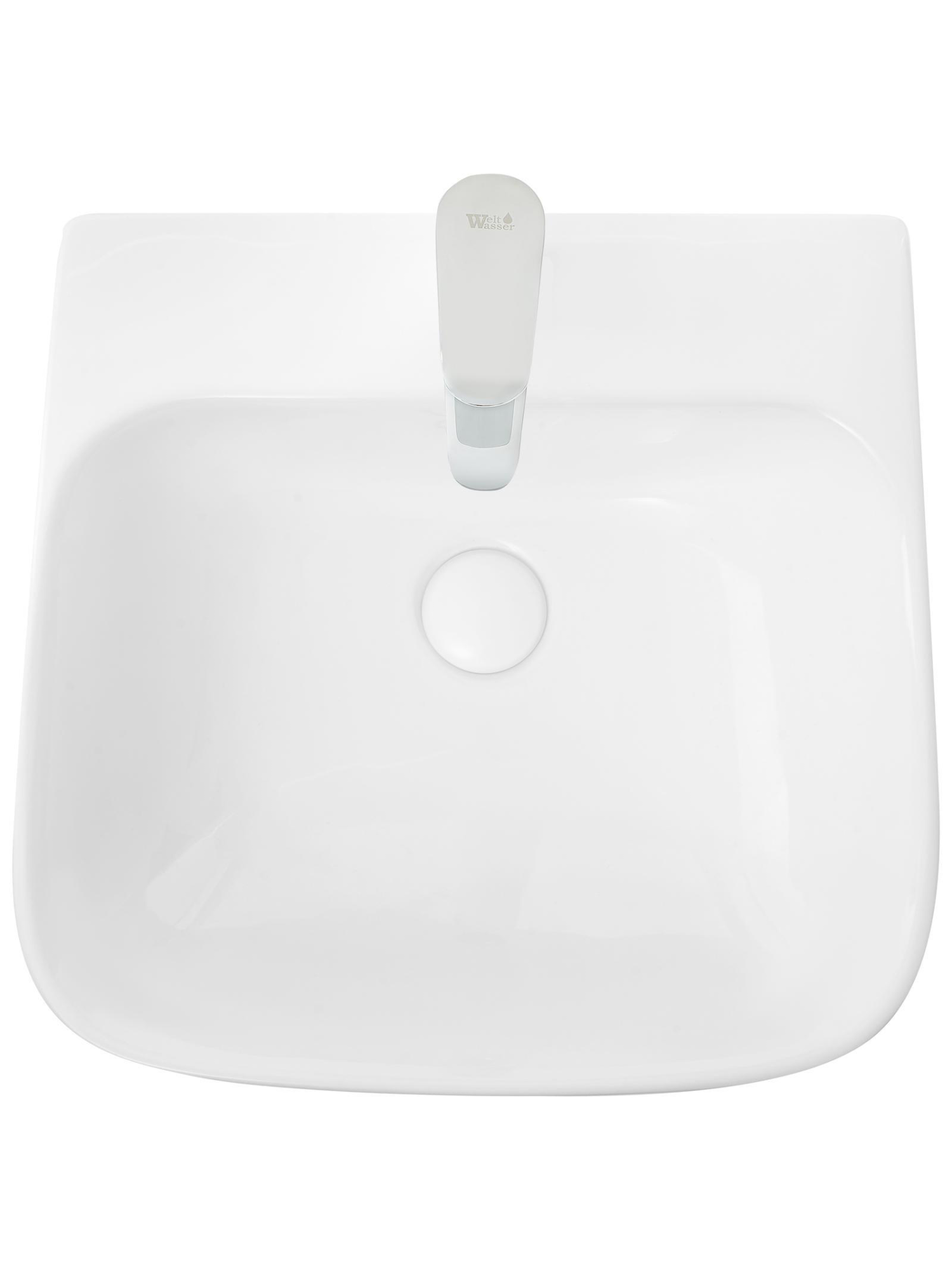 Раковина напольная 450х435х835 мм WeltWasser LEERBACH 4543 GL-WT (10000005492)