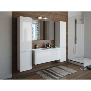 Тумба с раковиной Эстет Dallas Luxe 110 подвесная, 1 ящик, L