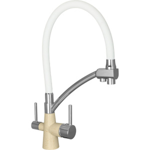 Смеситель для кухни Wisent W4855-20-3 бежевый, белый