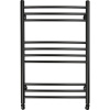 Полотенцесушитель водяной Domoterm Калипсо П10 50x80, черный матовый