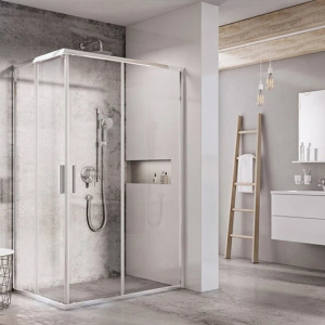 Купить Душевая дверь для уголка Ravak Blix Slim BLSRV2K-120 X1XMG0C00Z1 120х120х195 профиль блестящий/стекло Transparent в Москве с доставкой Душевая дверь для уголка Ravak Blix Slim BLSRV2K-120 X1XMG0C00Z1 120х120х195 профиль блестящий/стекло Transparent