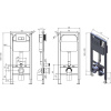 Система инсталляции для унитазов D&K DI8050127