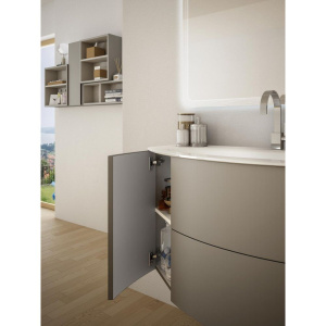 Купить Мебель для ванной Cezares Eden 120 grigio talpa opaco, раковина 50178 в Москве с доставкой Мебель для ванной Cezares Eden 120 grigio talpa opaco, раковина 50178