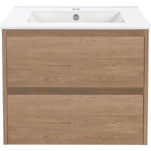 Тумба с раковиной Vincea Gio 60 натуральный дуб