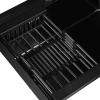 Мойка кухонная Wisent WS37050B с PVD покрытием, с раздвижным коландером и дозатором