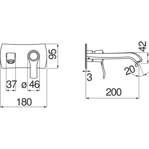 Смеситель для раковины Nobili Sofi SI98198/1BR Ancient bronze