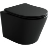 Унитаз подвесной Ceramicanova Balearica Rimless CN6000MB черный матовый