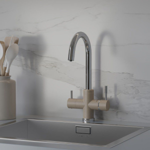 Смеситель для кухни Paini Cox 7872643CR3V11L2KM granite truffle