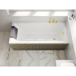 Акриловая ванна WHITECROSS Wave 150x70 см, с каркасом