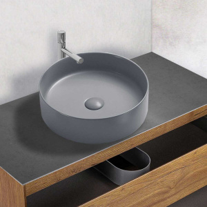 Раковина Vincea VBS-216MG, 40 матовая серая