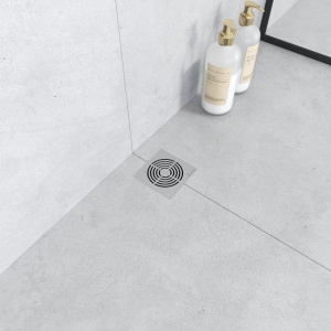 Душевой трап Boheme Smart Design, 10x10 см, хром