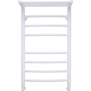 Полотенцесушитель водяной Comfysan Noumi W-8 80х40 белый матовый, с полкой