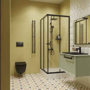 Купить Полотенцесушитель электрический EWRIKA Пенелопа X2 120х8 черный в Москве с доставкой Полотенцесушитель электрический EWRIKA Пенелопа X2 120х8 черный