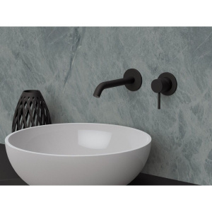 Смеситель для раковины Remer X Style X15P С ВНУТРЕННЕЙ ЧАСТЬЮ, черный матовый