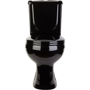 Купить Унитаз-компакт Оскольская керамика Ирида Стандарт, с горизонтальным выпуском, черный в Москве с доставкой Унитаз-компакт Оскольская керамика Ирида Стандарт, с горизонтальным выпуском, черный