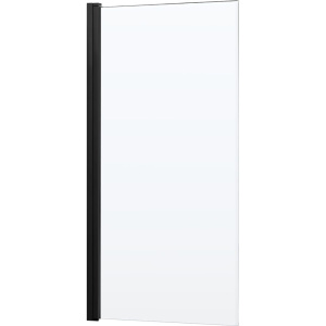 Шторка на ванну Акватек AQ DEL SBA 08015BL 80х150 см, черный матовый профиль
