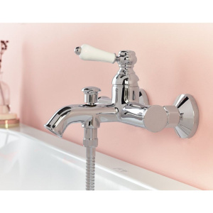 Купить Смеситель для ванны с душем Jacob Delafon Louise E24363-CP в Москве с доставкой Смеситель для ванны с душем Jacob Delafon Louise E24363-CP