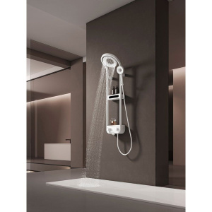 Душевая стойка AQUAme AQM8004W белый