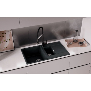 Купить Мойка кухонная Ulgran Quartz Prima 860 уголь в Москве с доставкой Мойка кухонная Ulgran Quartz Prima 860 уголь
