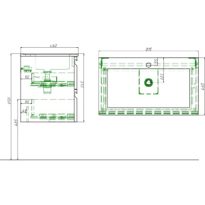 Раковина мебельная Aquatek 81 AQ0480-00