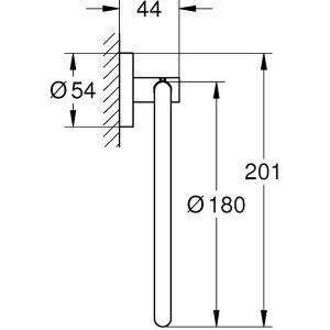 Купить Полотенцедержатель Grohe Essentials 40365001 в Москве с доставкой Полотенцедержатель Grohe Essentials 40365001