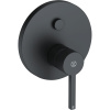 Смеситель для ванны с душем Kludi Nova Fonte Puristic 206593915 черный матовый, с внутренней частью 88011