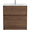 Мебель для ванной BelBagno Kraft 100 напольная, rovere tabacco, раковина LOV-1000-LVB