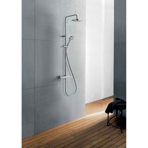 Купить Душевая стойка Kludi Logo dual shower system 6808505-00 в Москве с доставкой Душевая стойка Kludi Logo dual shower system 6808505-00