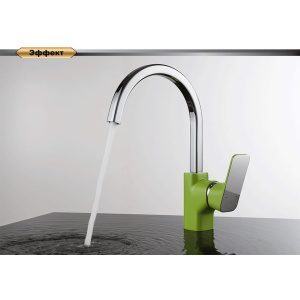 Купить Смеситель для кухни D&K Berlin Humboldt DA1432412 зеленый в Москве с доставкой Смеситель для кухни D&K Berlin Humboldt DA1432412 зеленый