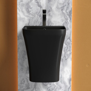 Купить Раковина Ceramicanova Dion CN6067MB черная матовая в Москве с доставкой Раковина Ceramicanova Dion CN6067MB черная матовая