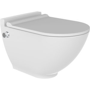 Комплект Унитаз подвесной Bien Harmony HRKA052N5VE0W5000 с функцией биде, встроенным смесителем + Инсталляция TECE Base 9400413 4 в 1 с кнопкой смыва