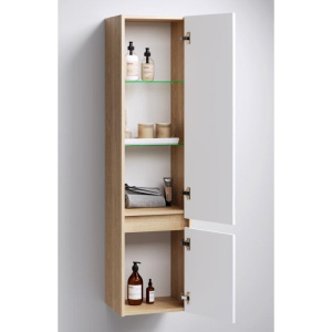 Шкаф-пенал Aqwella City дуб балтийский