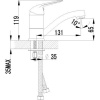 Смеситель для раковины Lemark plus Advance LM1207C