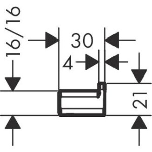 Крючок Hansgrohe AddStoris 41742140 шлифованная бронза