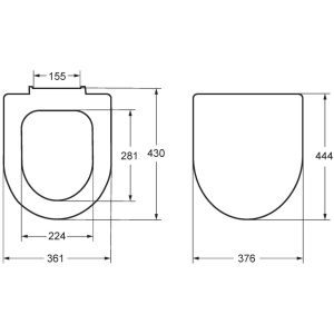 Крышка-сиденье Jika Baltic 8.9328.1.300.063.9