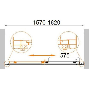 Купить Душевая дверь в нишу Cezares Molveno BF 1 160 C Cr IV в Москве с доставкой Душевая дверь в нишу Cezares Molveno BF 1 160 C Cr IV