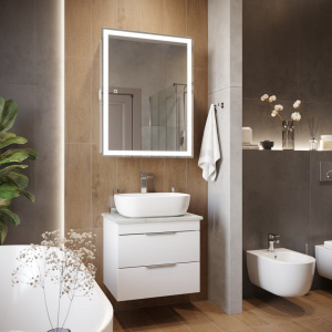 Купить Тумба с раковиной STWORKI Копенгаген 60 белая, со столешницей Stone Aura 60 и сифоном Neo 30987065 в Москве с доставкой Тумба с раковиной STWORKI Копенгаген 60 белая, со столешницей Stone Aura 60 и сифоном Neo 30987065