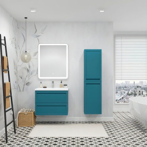 Шкаф-пенал Art&Max Platino бирюзовый матовый