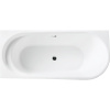 Акриловая ванна BelBagno BB410-1700-780-L без опоры 170x80 см, со сливом-переливом