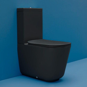 Унитаз-компакт Kerasan Tribeca черный матовый