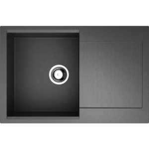 Комплект Мойка кухонная Omoikiri Daisen 78-BL черная + Смеситель Yamada P-BL черный