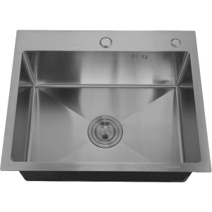 Мойка кухонная РМС MR MR-5843BL c корзиной и дозатором, графит