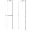 Шкаф-пенал BelBagno Acqua 32 bianco lucido