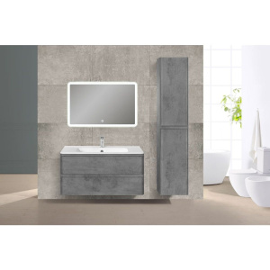 Тумба с раковиной Vincea Vico 100 бетон