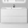 Тумба с раковиной BelBagno Marino 100 bianco lucido, напольная