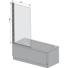 Шторка на ванну Ravak CVS1-80 L Transparent, профиль блестящий