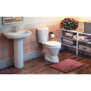 Купить Унитаз-компакт Rosa Элегант белый в Москве с доставкой Унитаз-компакт Rosa Элегант белый