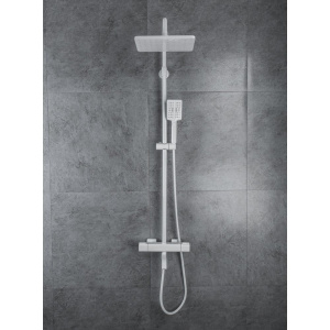 Душевая стойка Gappo G91 G2491-8 с термостатом, белая