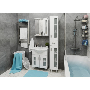 Тумба с раковиной Onika Кристалл 60.18 белая