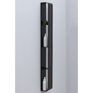 Полка Aquanet Магнум 302227 черная матовая